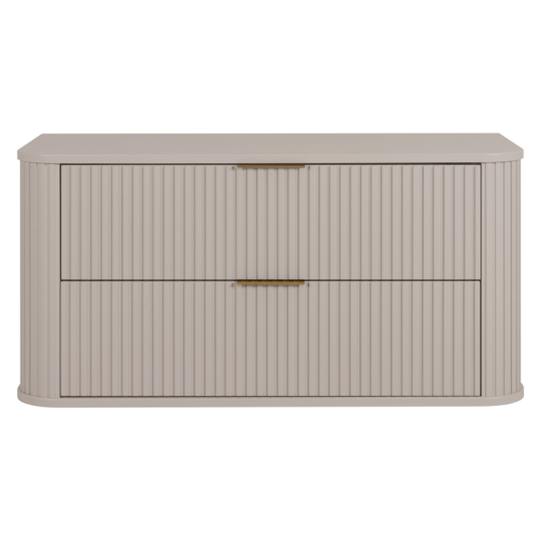 Elegancka Łazienkowa Szafka pod Umywalkę 100 cm Ryfle Kaszmir Beż ELEGANCE