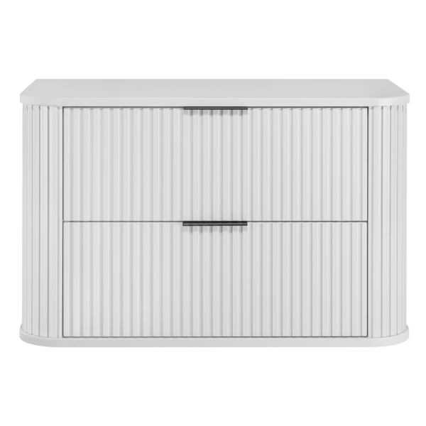 Szafka Łazienkowa pod Umywalkę 80 cm Biały ELEGANCE Dwa Kolory Uchwytów