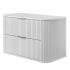 Szafka Łazienkowa pod Umywalkę 80 cm Biała ELEGANCE Prawy Front