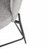 Elegancki Hoker Tapicerowany Popielaty Krzesło Barowe Do Kuchni i Baru Loft H126 Halmar