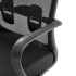 Nowoczesny Ergonomiczny Fotel Biurowy Obrotowy do Biurka Komputera TILT Czarny Siatka ORCANO Halmar