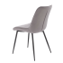 Nowoczesne Welurowe Krzesło do Salonu Jadalni Pikowane Szare Popielate Loft Velvet K589 Halmar