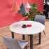 Nowoczesne Welurowe Krzesło do Salonu Jadalni Pikowane Szare Popielate Loft Velvet K589 Halmar
