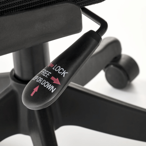 Nowoczesny Ergonomiczny Fotel Obrotowy Biurowy do Biurka Czarny z Mechanizmem TILT Siatka SOREN Halmar