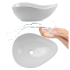 Umywalka Nablatowa Biała Nowoczesna Ceramiczna 51x39 cm CLOUD FREE WHITE COMAD