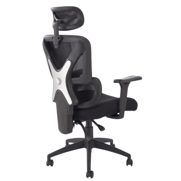 Ergonomiczny Fotel Obrotowy Biurowy Gabinetowy Czarny MULTIBLOCK Siatka Halmar ASTRAL
