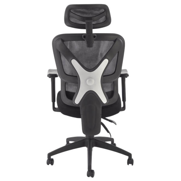 Ergonomiczny Fotel Obrotowy Biurowy Gabinetowy Czarny MULTIBLOCK Siatka Halmar ASTRAL