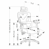 Ergonomiczny Fotel Obrotowy Biurowy Gabinetowy Czarny MULTIBLOCK Siatka Halmar ASTRAL