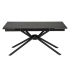 Nowoczesny Designerski Stół Rozkładany 160-220x90 cm do Salonu Jadalni Czarny Marmur VITORINO Halmar