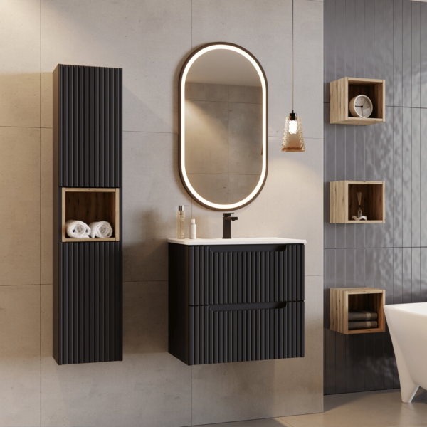 ❤️ Umywalka Ceramiczna Wpuszczana w Blat 60cm DANCE 60DP Biała COMAD ⭐