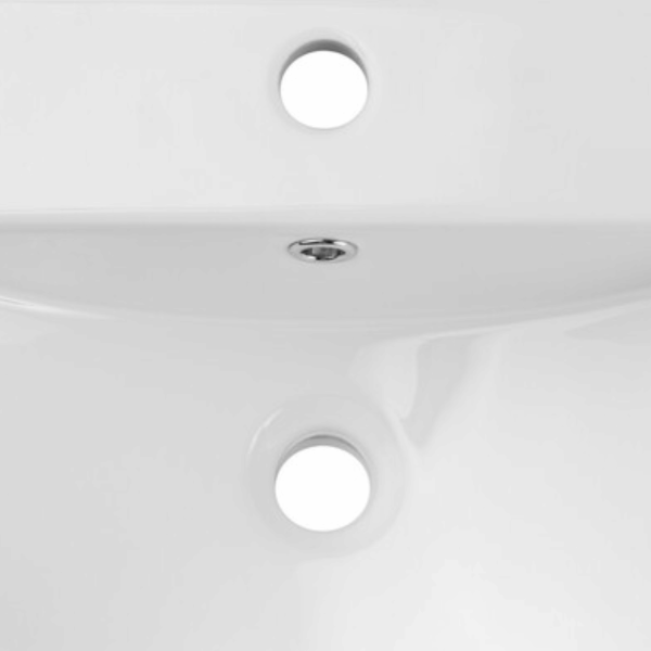 ❤️ Umywalka Ceramiczna Wpuszczana w Blat 60cm DANCE 60DP Biała COMAD ⭐