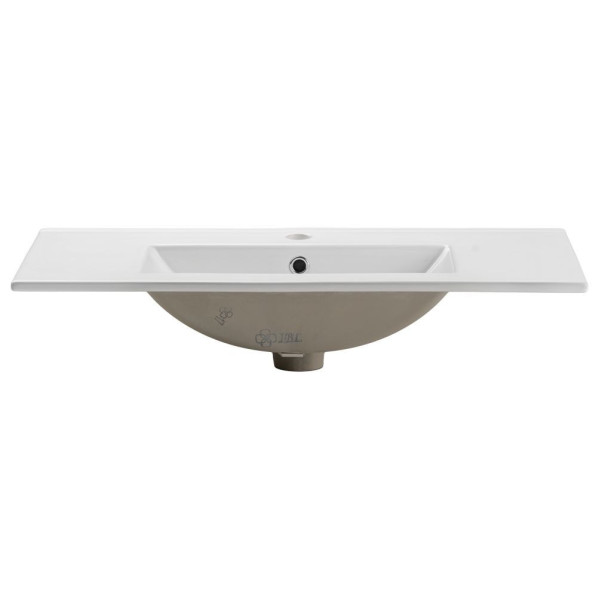 ❤️ Umywalka Wpuszczana w Blat 80 cm Biała Ceramiczna DANCE 80 COMAD ⭐