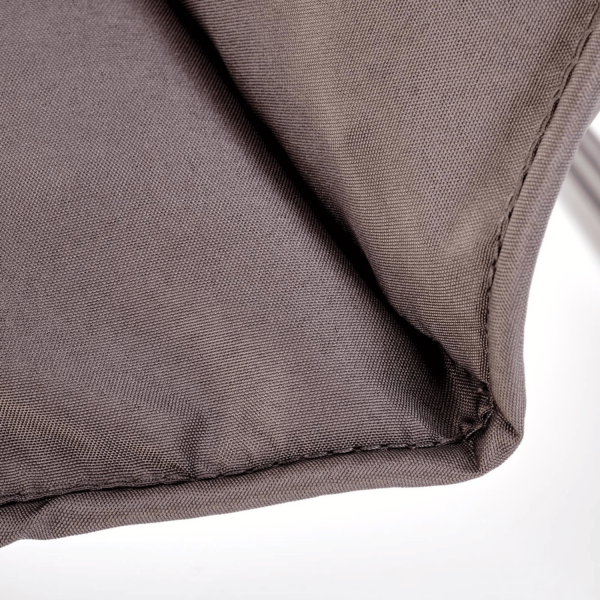 Zestaw Mebli Ogrodowych HUDSON Meble Ogrodowe Sofa Stolik Fotele na Taras Balkon Popielaty Brązowy Halmar