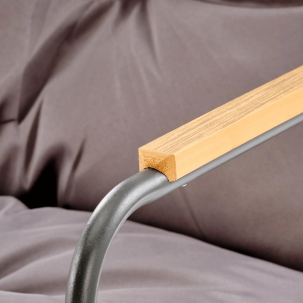 Zestaw Mebli Ogrodowych HUDSON Meble Ogrodowe Sofa Stolik Fotele na Taras Balkon Popielaty Brązowy Halmar