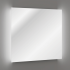 Lustro Łazienkowe LED 80x80 cm Kwadratowe Bez Ramy Podświetlane AURA COMAD