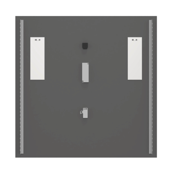 Lustro Łazienkowe LED 80x80 cm Kwadratowe Bez Ramy Podświetlane AURA COMAD