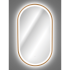 Lustro do Łazienki LED Owalne Podświetlane 90x50 cm Duże w Ramie APOLLO 2 COMAD