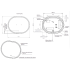 Lustro LED do Łazienki Owalne Złota Rama w Ramie 90x70 cm APOLLO 2 COMAD