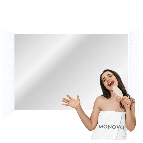 Lustro Łazienkowe LED Bez Ramy Podświetlane Prostokątne 120x80 cm do Łazienki AURA COMAD