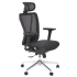 Ergonomiczny Fotel Biurowy Obrotowy Gabinetowy do Biurka MULTIBLOCK Czarny Siatka VIXEN Halmar