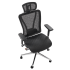 Ergonomiczny Fotel Biurowy Obrotowy Gabinetowy do Biurka MULTIBLOCK Czarny Siatka VIXEN Halmar