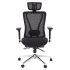 Ergonomiczny Fotel Biurowy Obrotowy Gabinetowy do Biurka MULTIBLOCK Czarny Siatka VIXEN Halmar