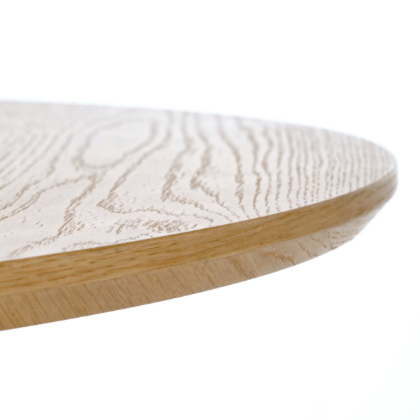 Okrągły Stół Rozkładany 120-210 cm do Jadalni Salonu Naturalny Lamele FARGO Halmar