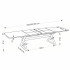 Duży Nowoczesny Stół Rozkładany 200-350 cm Loft Prostokątny Orzechowy Czarny BARON Halmar
