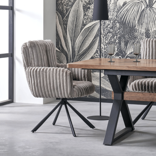 Duży Nowoczesny Stół Rozkładany 200-350 cm Loft Prostokątny Orzechowy Czarny BARON Halmar