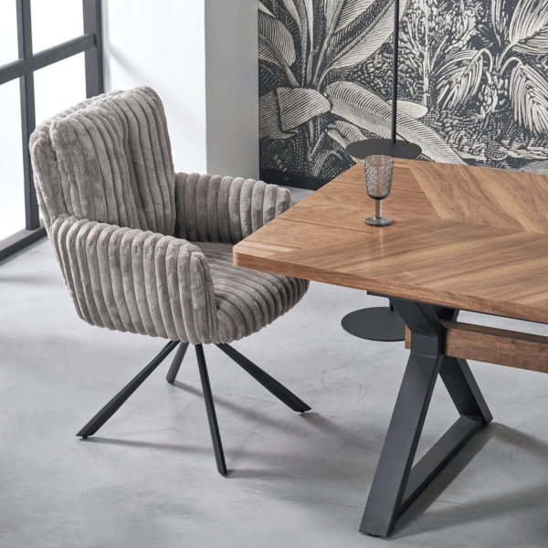 Duży Nowoczesny Stół Rozkładany 200-350 cm Loft Prostokątny Orzechowy Czarny BARON Halmar
