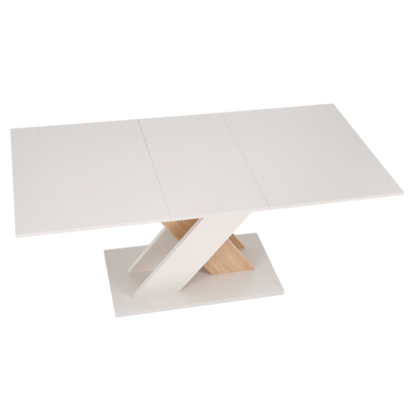 Nowoczesny Stół Rozkładany 130-175x85 cm do Jadalni Kaszmirowy Beżowy Dąb Cremona XARELTO Halmar