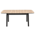 Nowoczesny Stół Rozkładany do Jadalni 130-170X80 cm Dąb Artisan Czarny Loft BARRIL Halmar