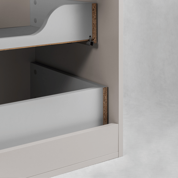 Kaszmirowa Szafka Pod Umywalkę z Blatem 160 cm Mat Podwójna Wisząca Łazienkowa CLASSIC