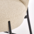 Elegancki Stylowy Hoker Tapicerowany Beżowy Krzesło Barowe Beżowe Loft H126 Halmar