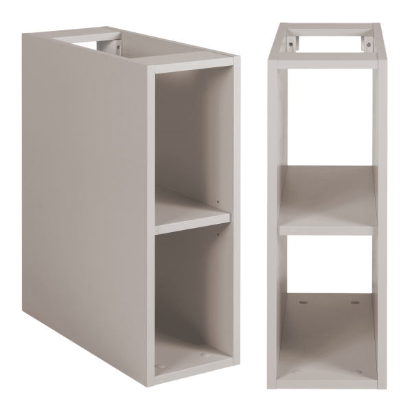 Kaszmirowa Wisząca Szafka z Regałem pod Umywalkę do Łazienki 80 cm z Blatem Retro Elegancka SLIM