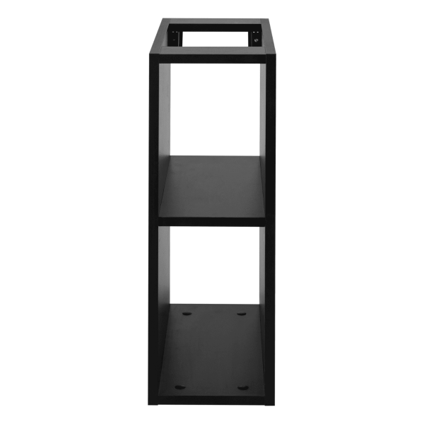Regał Wiszący Czarny Łazienkowy 20 cm LOFT Front