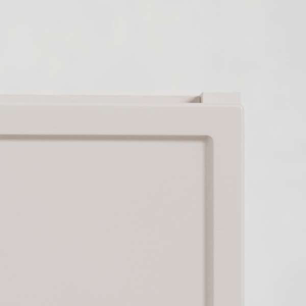 Szafka do Łazienki 160 cm Kaszmirowa pod Umywalkę z Blatem Dębowym Retro SLIM