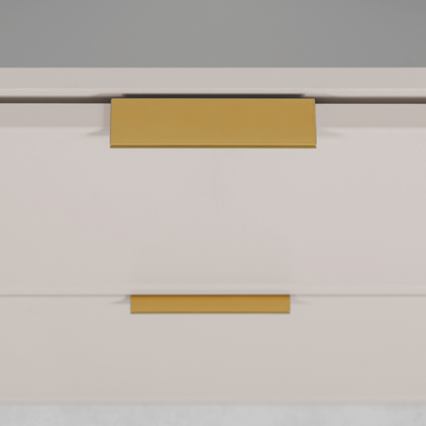 Szafka z Regałem do Łazienki 140 cm Wisząca Kaszmir Pod Umywalkę z Blatem Retro Elegancka SLIM