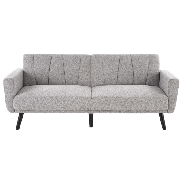 Sofa Rozkładana do Spania Kanapa do Salonu Nowoczesna Popielata Szara LARIX Halmar