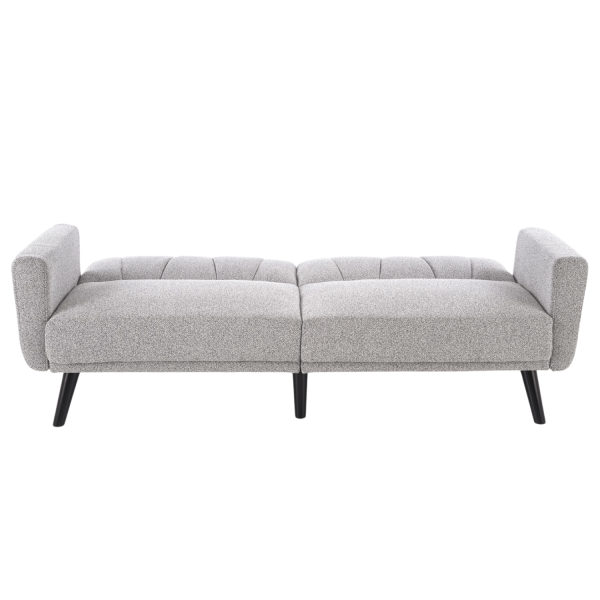 Sofa Rozkładana do Spania Kanapa do Salonu Nowoczesna Popielata Szara LARIX Halmar
