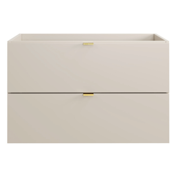 Szafka Pod Umywalkę 80 cm Wisząca do Łazienki Kaszmirowa Matowa Retro DALIA CASHMERE COMAD