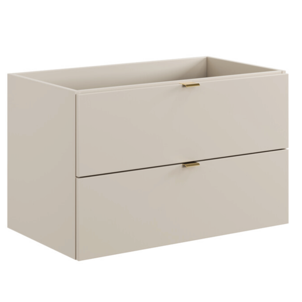 Szafka Pod Umywalkę 80 cm Wisząca do Łazienki Kaszmirowa Matowa Retro DALIA CASHMERE COMAD