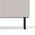 Nowoczesna Komoda Ryflowana 180cm do Salonu Kaszmirowa Loft PAXOS Km-2 Halmar