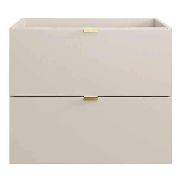 Szafka Wisząca z Umywalką LAVA Łazienkowa Kaszmirowa Matowa 120 cm Nowoczesna DALIA CASHMERE COMAD