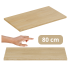 Blat Łazienkowy 80 cm Dąb Cremona Jasny Retro Nowoczesny CREMONA COMAD