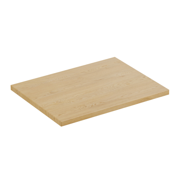 Szafka Łazienkowa Wisząca Dębowa 60 cm z Blatem Ryflowana NORDIC CREMONA COMAD