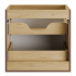 Szafka Podwójna Wisząca z Umywalką Wpuszczaną SKY 120 cm Ryfle Łazienkowa NORDIC CREMONA COMAD