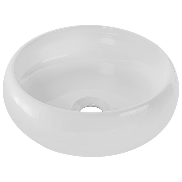 Szafka do Łazienki Dębowa 60 cm Ryfle z Umywalką WIKI Białą i Blatem NORDIC CREMONA COMAD