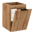 Szafka Pod Blat 40 cm Dąb Wotan do Łazienki Wisząca z Koszem na Pranie Retro ADEL OAK COMAD
