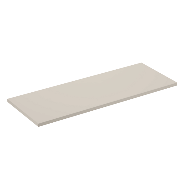 Podwójna Szafka pod Umywalkę z Blatem 120 cm Nowoczesna z Szufladami Łazienkowa Beżowa ADEL CASHMERE Comad